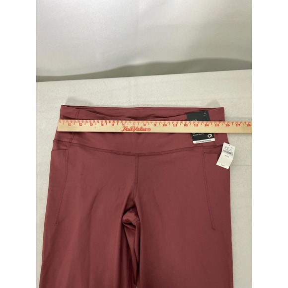 GapFit Recycled Power High Rise Full Length Maroon Legging Women's LARGE NWT - Picture 9 of 10